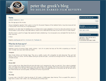 Tablet Screenshot of peterthegreek.blogs.exetel.com.au
